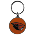 Oregon St. Beavers Carved Metal Key Chain